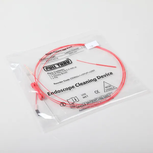 Pull Thru Red incl. stubby 2.8-5.0mm channels 220cm Box of 60