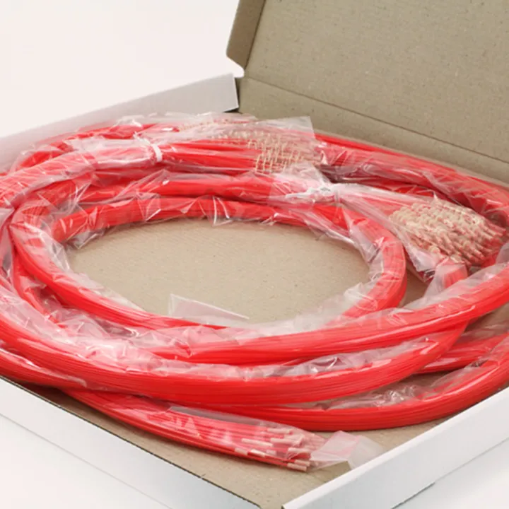 Pull Thru Red Brush 220cm for 2.8-5.0mm Channels - Box of 240