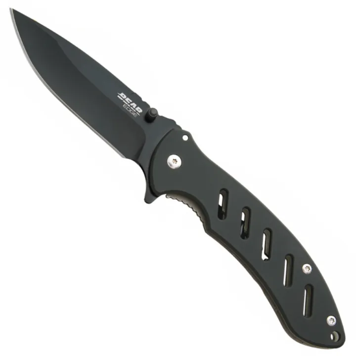 BRISK 1.0 5" BLACK BLADE BLACK FRAME LOCK FOLDER