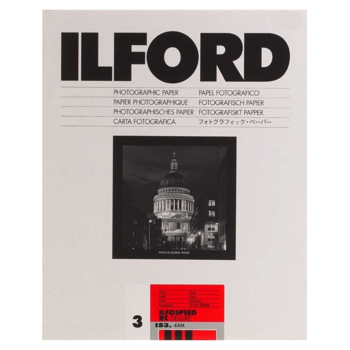 Ilford Ilfospeed RC Deluxe Pearl Grade 3 Darkroom Paper