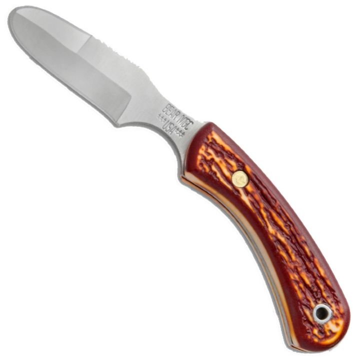 Bear & Son 6 1/2" Stag Delrin Ergonomic Skinner