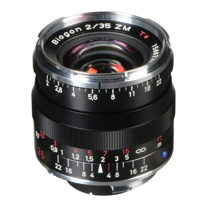 Zeiss Biogon 35mm f/2.0 ZM Lens for Leica M-Mount - Black