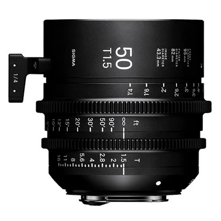 Sigma 50mm T1.5 Cine Lens for PL Mount**