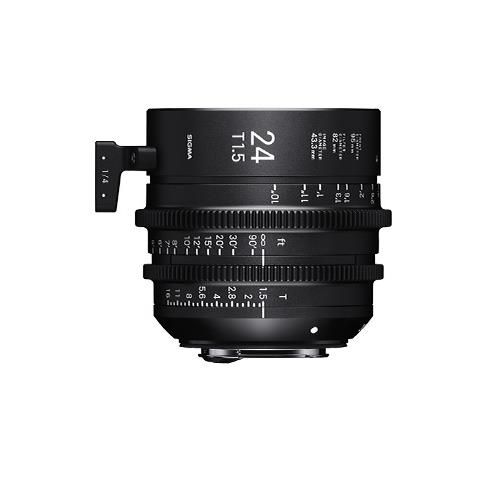 Sigma 24mm T1.5 Cine Lens for PL Mount**