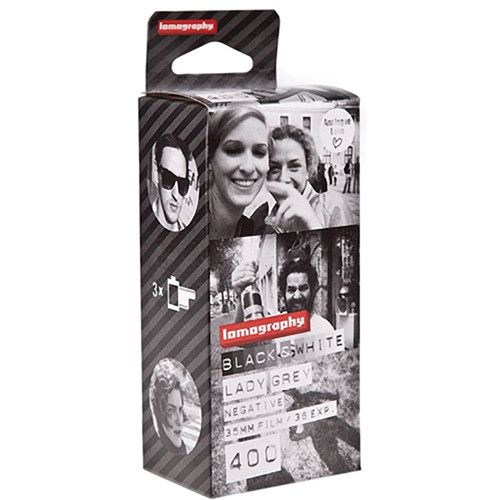 Lomography Lady Grey 35mm 36 Exposure Black & White Film (3 Pack)  **