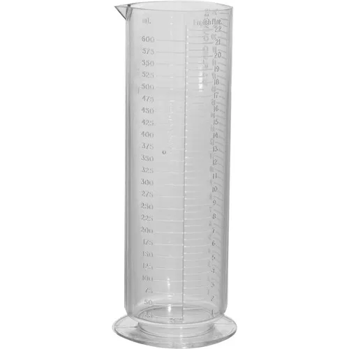 Paterson Plastic Graduate Measuring Cylinder - 600mL (22oz)