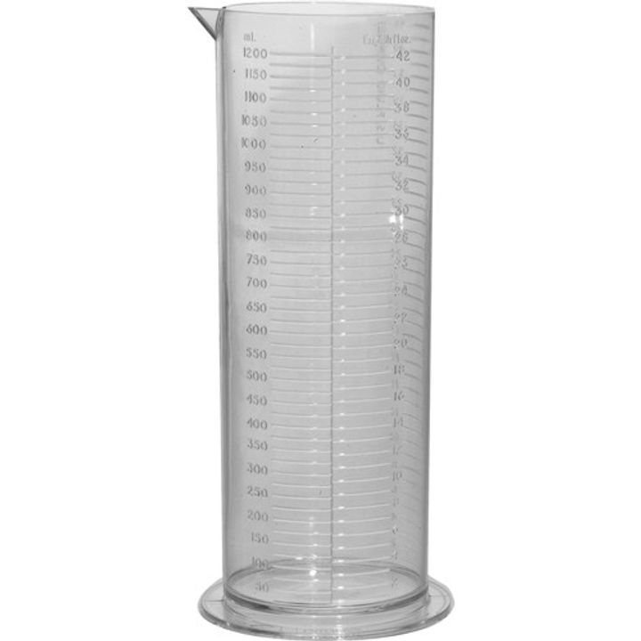 Paterson Plastic Graduate Measuring Cylinder - 1200mL (42oz)