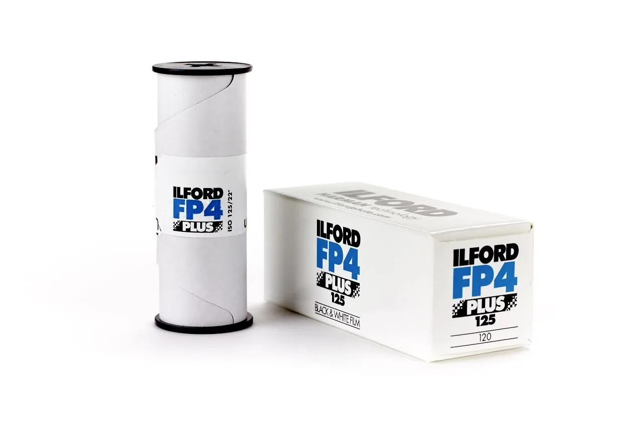 Ilford FP4 Plus ISO 125 120 Roll Black & White Film