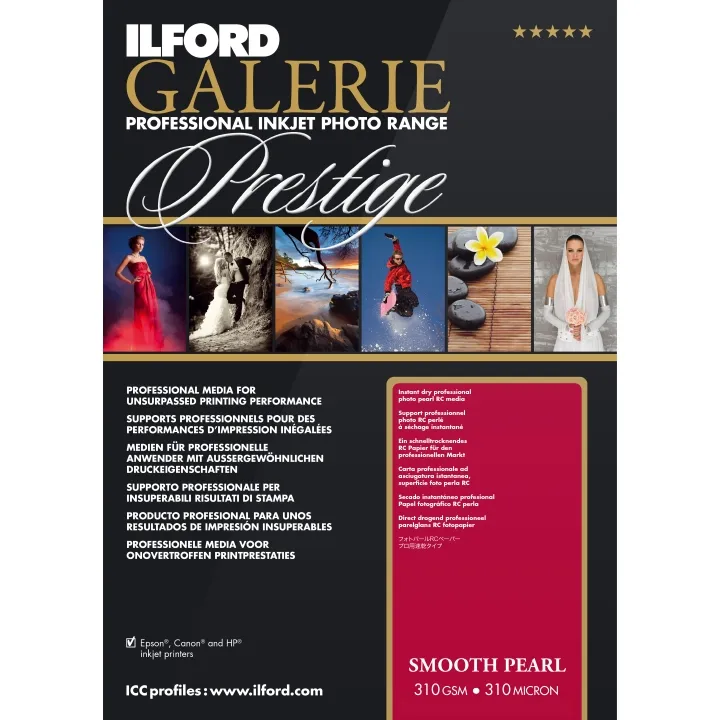 Ilford Galerie Smooth Pearl 310gsm A4 100 Sheets GPSPP