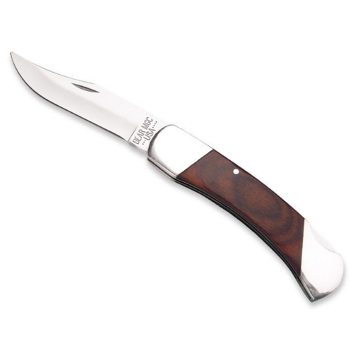 Bear & Son 3 3/4" Rosewood Midsize Lockback Knife