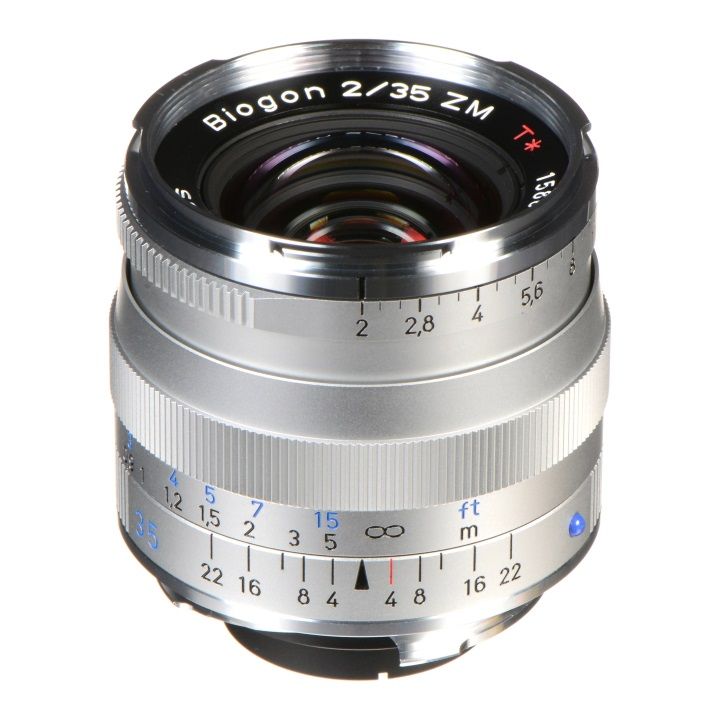Zeiss Biogon 35mm f/2.0 ZM Lens for Leica M-Mount - Silver
