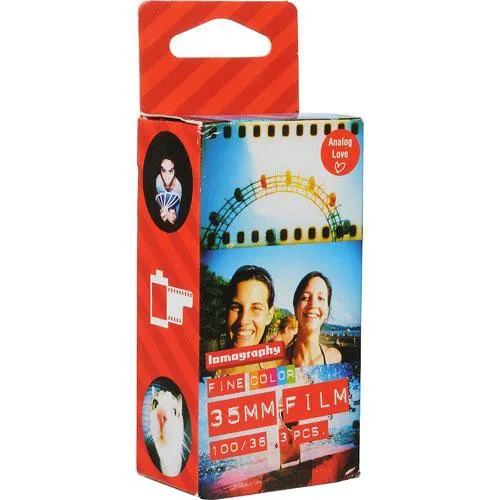 Lomography 100 Colour Film (35mm, 36 Exp., 3 Pack)**