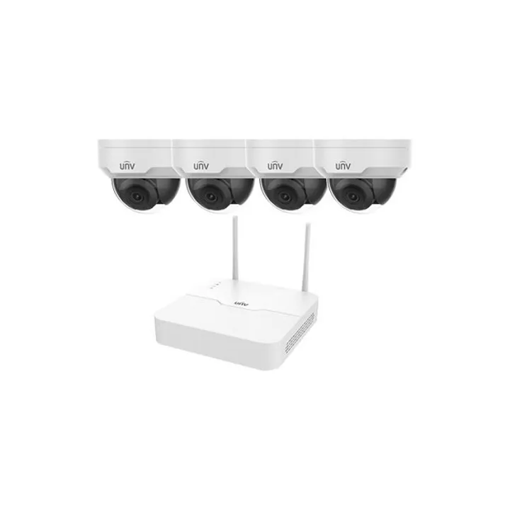 UNV WIFI KIT 4CH NVR 1TB with 4x 2MP Mini Dome Cameras