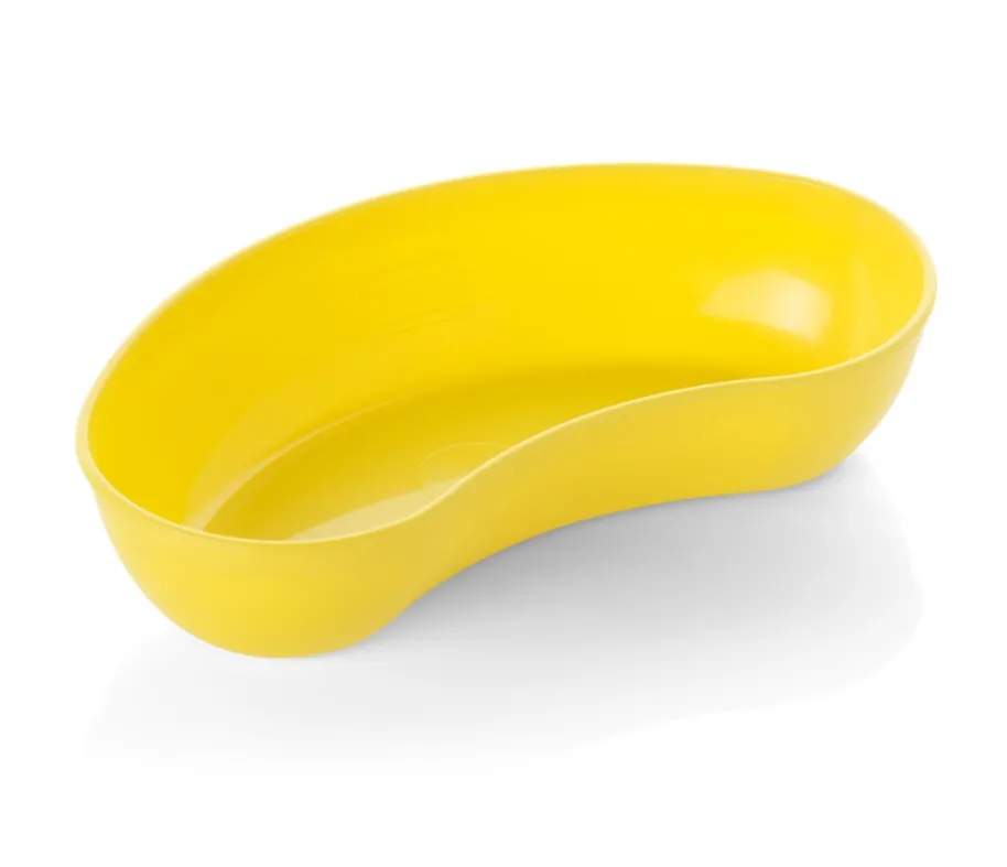 KIDNEY DISH 250x55mm 750mm YLW