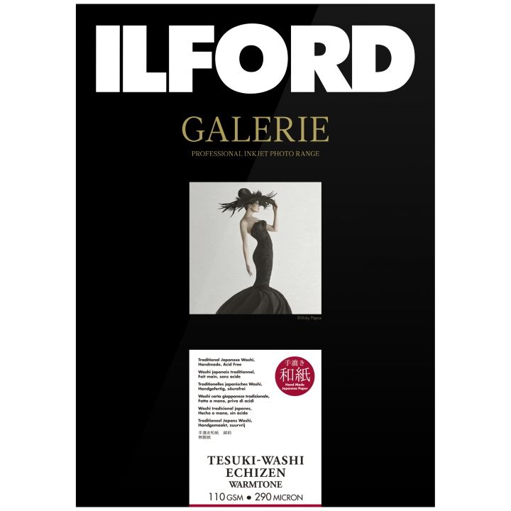 Ilford Galerie Tesuki-Washi Echizen Warmtone 110 Fine Art Photo Paper