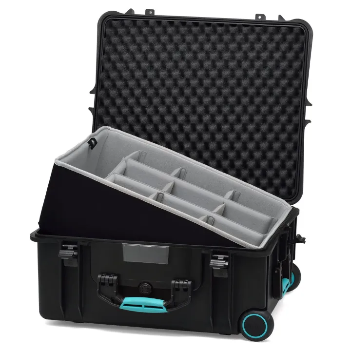 HPRC 2700W - Hard Case with Wheels & Second Skin Divider (Black)