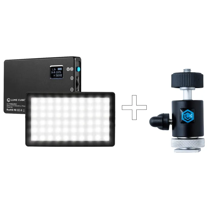 Lume Cube Panel Mini with Ballhead Camera Mount **