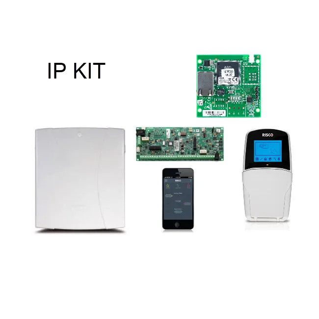LightSys Mainboard, panel, PSU Tamper,  LCD Keypad + IP Module