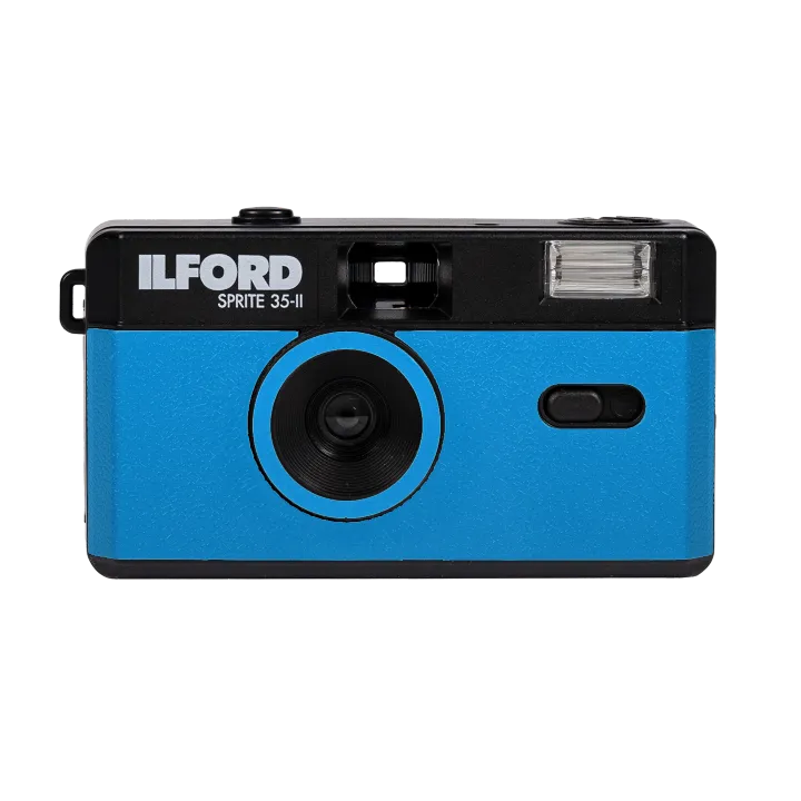 Ilford SPRITE 35-II Reusable Camera - Black & Blue