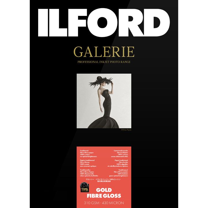 Ilford Galerie Gold Fibre Gloss Photo Paper Rolls (310 GSM)