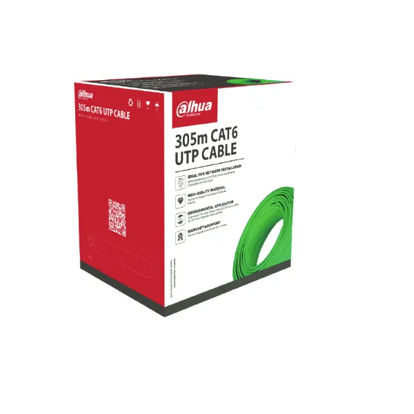 Dahua Cat-6 Cable on Reel 305 meters - Green