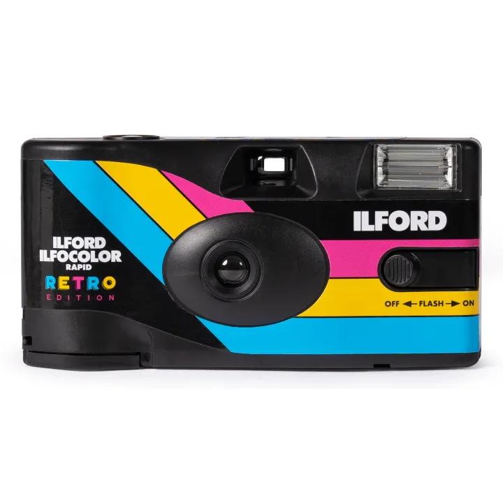 Ilford IlfoColor Retro Single Use Camera - 27 exposures / ISO400 - Black