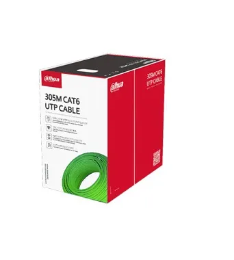 Dahua Cat-6 Cable on Reel 305 meters - Green - Pallet of 36 Boxes