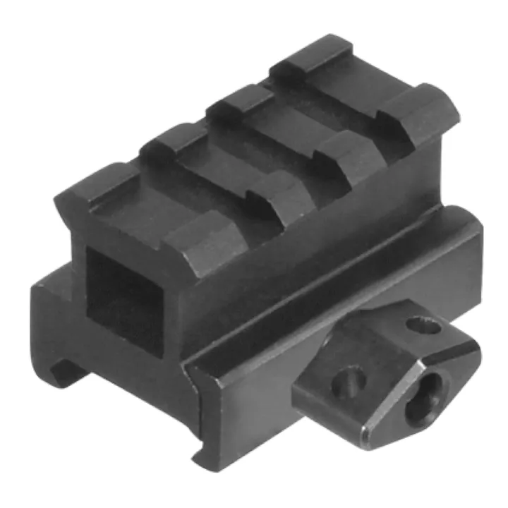 Leapers UTG Med-pro Compact Riser Mount, 0.83" High, 3 Slots Picatinny/Weaver Rail