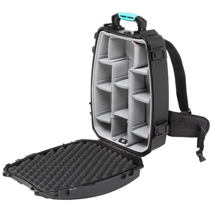 HPRC 3600 - Hard Case Backpack with Second Skin Liner & Dividers - Blue / Black