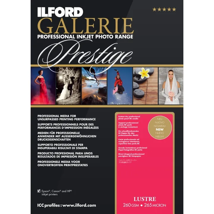 Ilford Galerie Prestige Satin Photo Paper Rolls (260 GSM)