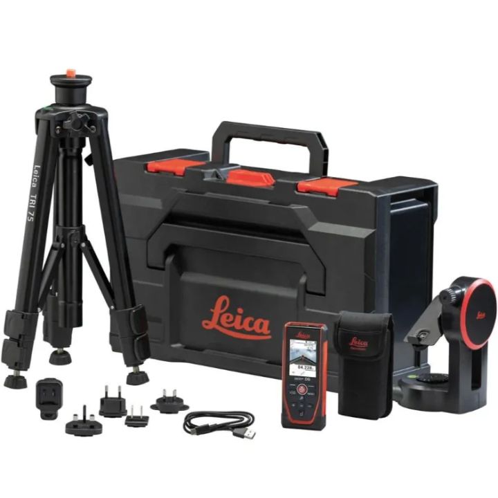 Leica Disto D5 Laser Distance Meter kit - incl FT360 Adapter + TR75+ Case