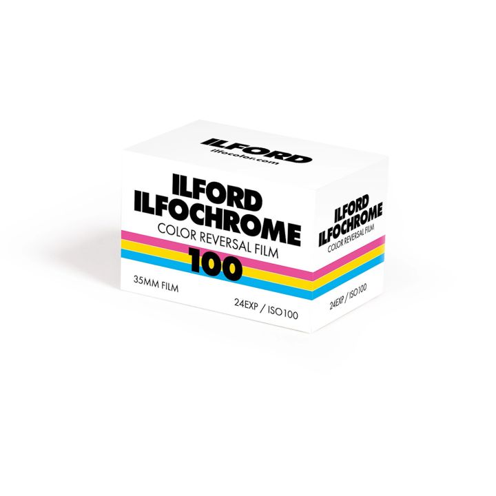 Ilford ILFOCHROME 100 Color Reversal 35mm Film 24 Exposures