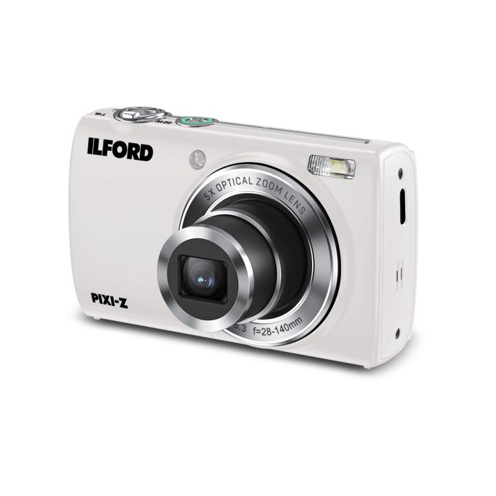 Ilford PIXI-Z Digital Camera 5x Zoom – Pearl White