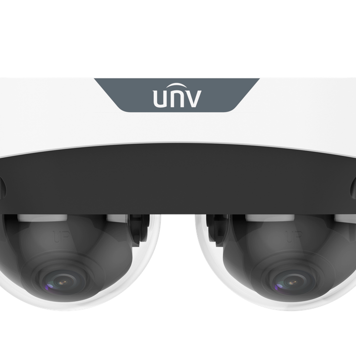 UNV 4+4MP Dual Camera IR 2.8mm Prime Dome camera