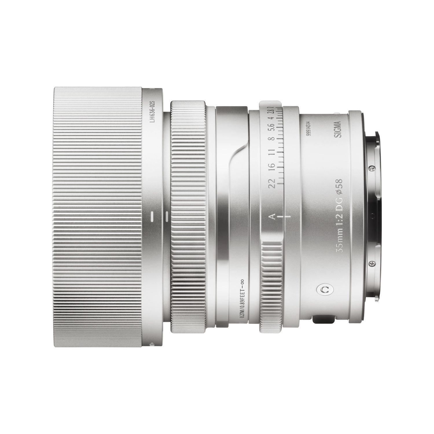 Sigma 35mm f/2 DG Contemporary Lens for L Mount Silver