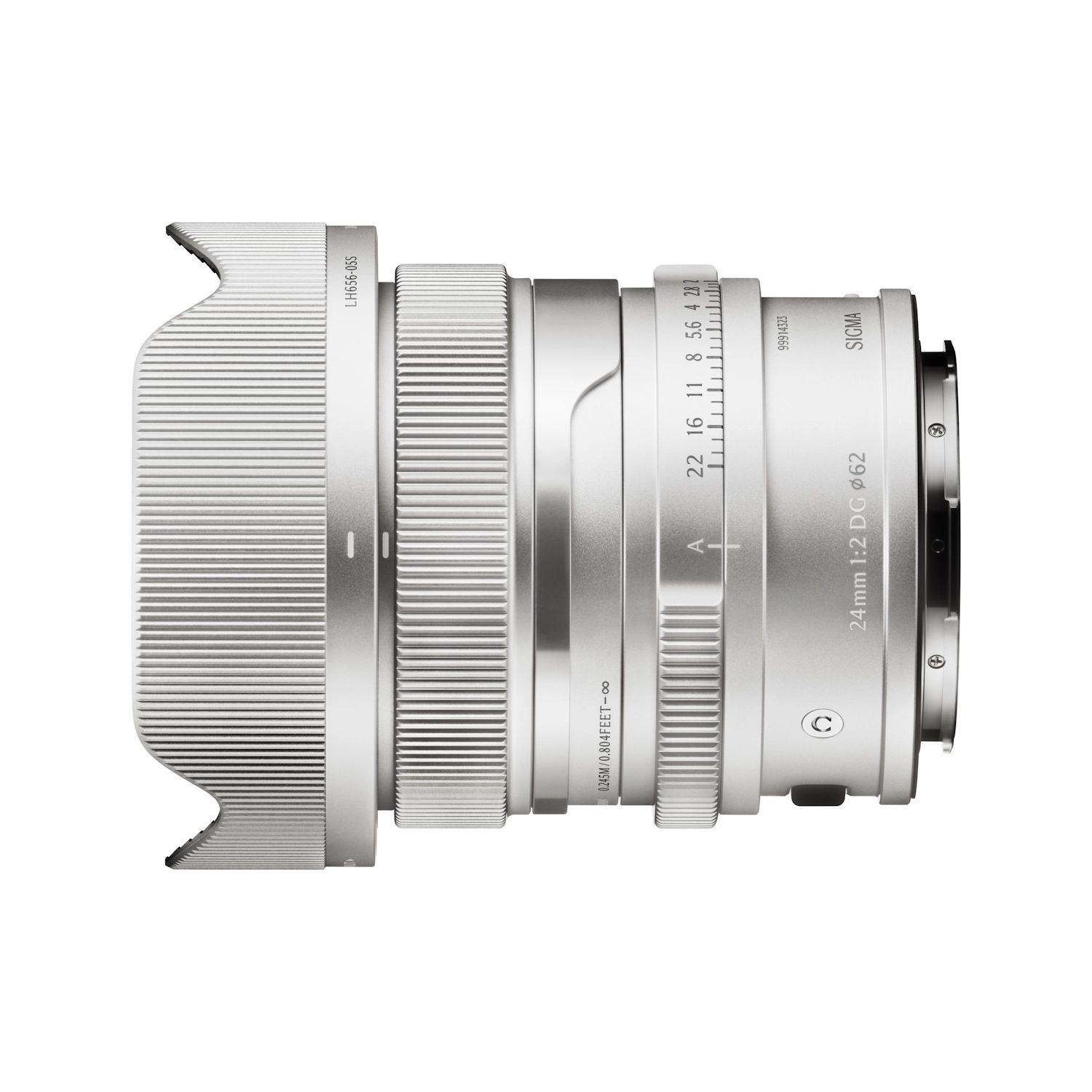 Sigma 24mm f/2 DG Contemporary Lens for L Mount Silver