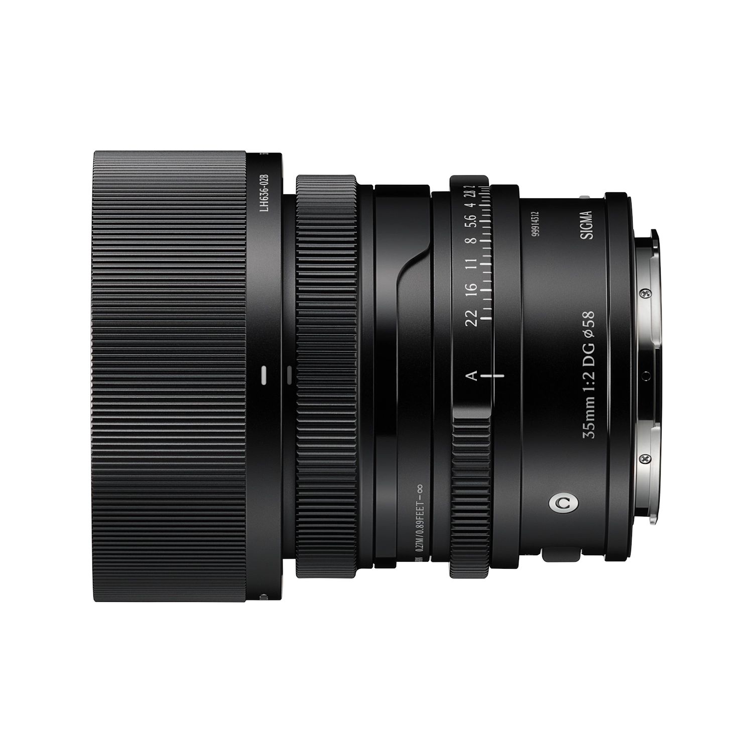 Sigma 35mm f/2 DG Contemporary Lens for L Mount Black