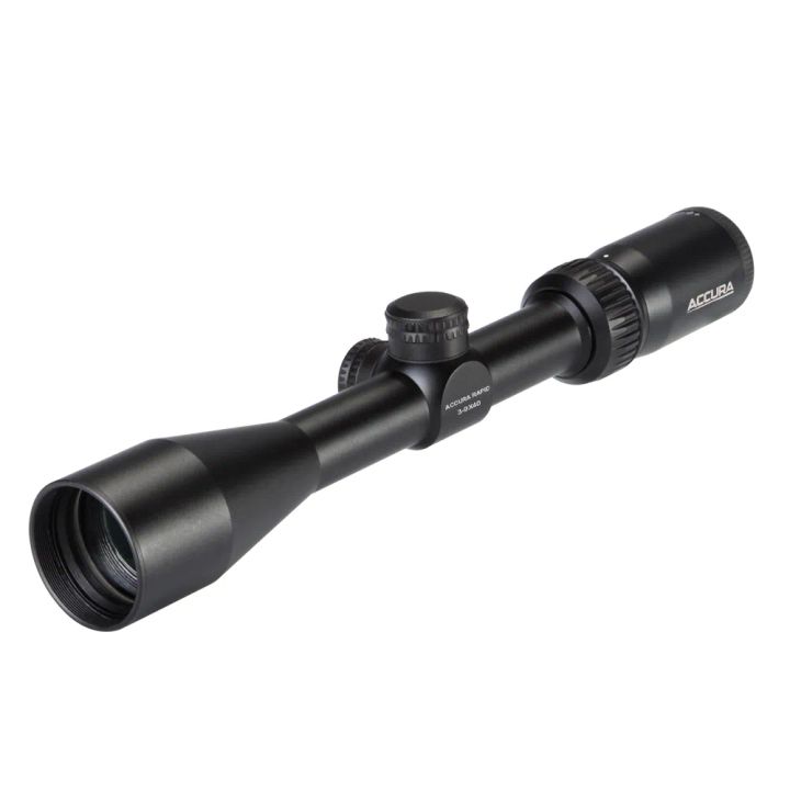 Accura Rapid 3-9x40 Plex Riflescope with Weaver Rings**