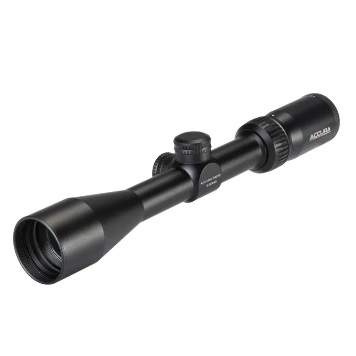 Accura Rapid 4-12x40 Plex Riflescope with Rings **