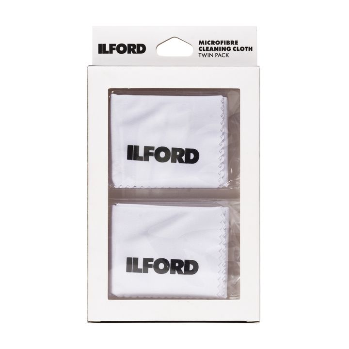 Ilford Microfibre Cleaning Cloth Twin Pack - White