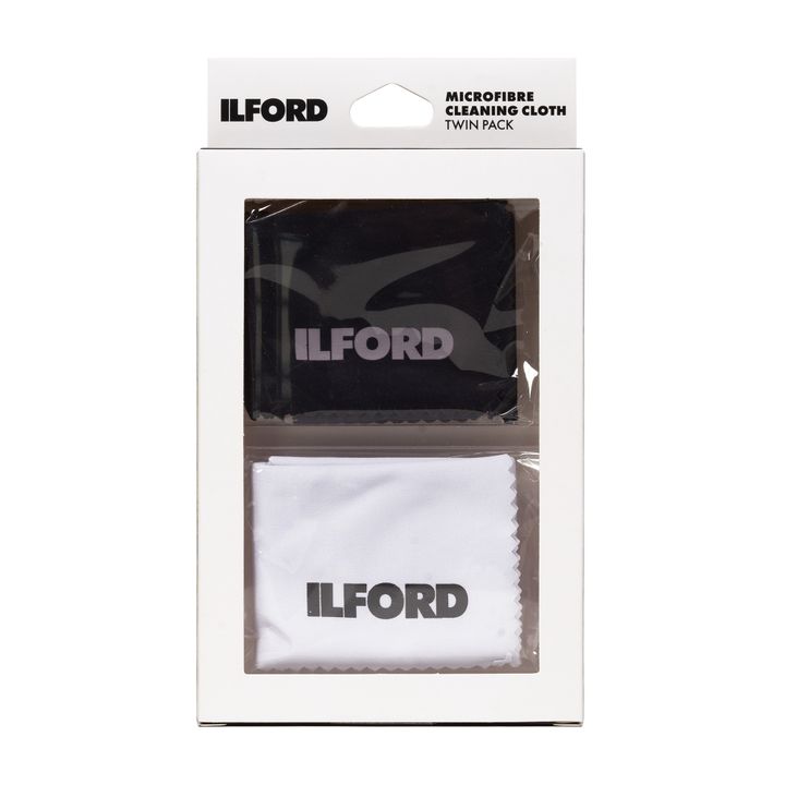 Ilford Microfibre Cleaning Cloth Twin Pack - Black & White
