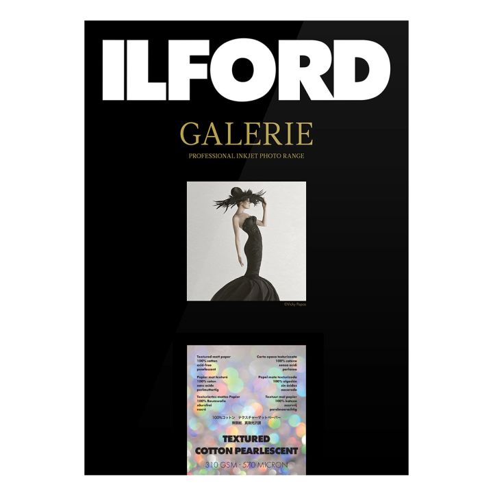 Ilford Galerie Textured Cotton Pearlescent Paper Sheets (310 GSM)