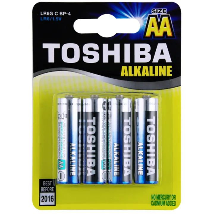 Toshiba AAA Battery Quad Pack