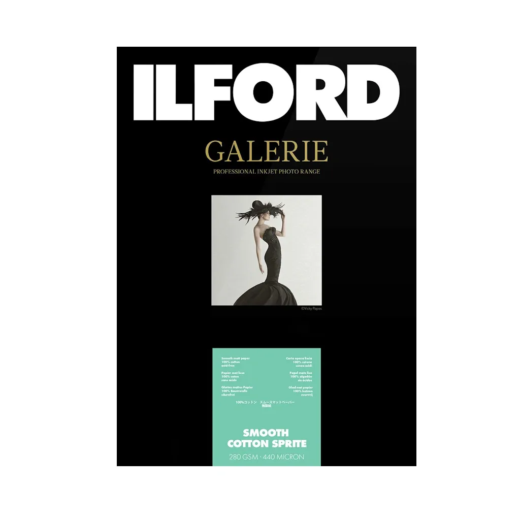 ILFORD GALERIE Smooth Cotton Sprite 310gsm 4x6" 50 Sheets