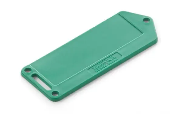 GREEN TRAY TAG 5X40mm