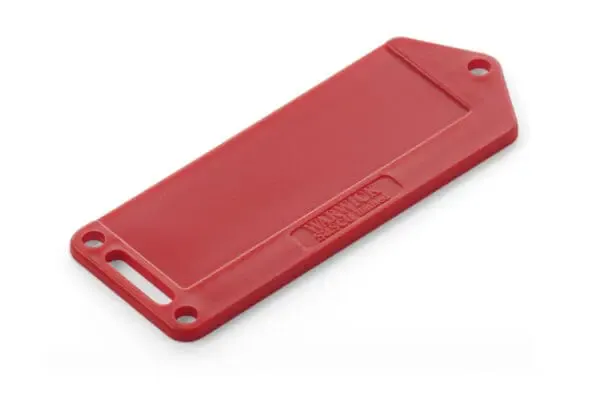 RED TRAY TAG 5X40mm