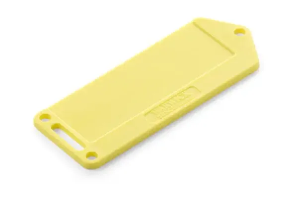 YLW TRAY TAG 5X40mm