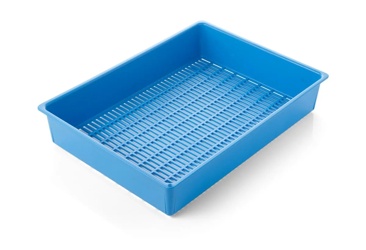 INSTRUMENT TRAY MESH BASE 424x305x75mm