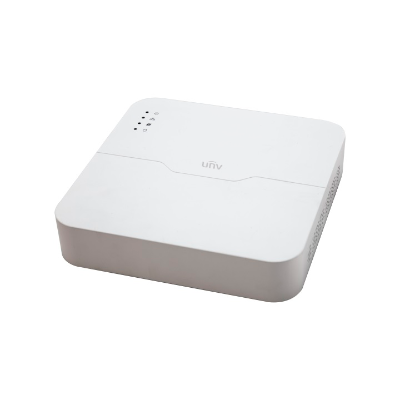UNV NVR 4CH 1 STA POE 2TB WHIT White **