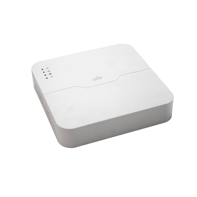 UNV NVR 4CH 1 STA POE 2TB WHIT White **
